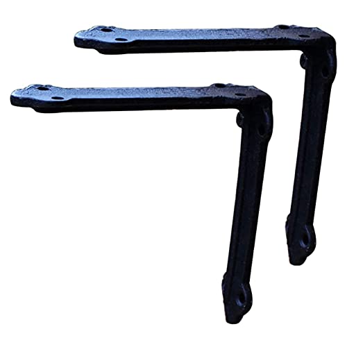 FSCLJ 2 Stück Regalträger Gusseisen L-förmige Regalhalterungen Vintage Dreieckig Regalstütze, Wandmontierte Unterstützung Schwimmende Regalwinkel FSCLJ 2 Stück Regalträger Gusseisen L-förmige Regalhalterungen Vintage Dreieckig Regalstütze, Wandmontierte Unterstützung Schwimmende Regalwinkel von FSCLJ