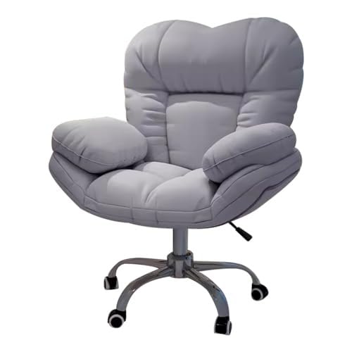 FSDFKPOP Lazy Sofa Recliner Lift Computerspielstuhl Rückenlehne Geeignet for Wohnzimmer Bequemer Schreibtischstuhl Schlafzimmersessel (Rosa)(Light Gray,Without) von FSDFKPOP