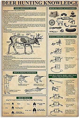 Metall-Blechschild mit Hirschjagd-Motiv, Retro-Druck, Poster, Schule, Jagd, Hütte, Café, Bar, Schlafzimmer, Badezimmer, Küche, Zuhause, Kunst, Wanddekoration Metall-Blechschild mit Hirschjagd-Motiv, Retro-Druck, Poster, Schule, Jagd, Hütte, Café, Bar, Schlafzimmer, Badezimmer, Küche, Zuhause, Kunst, Wanddekoration von FSDFS