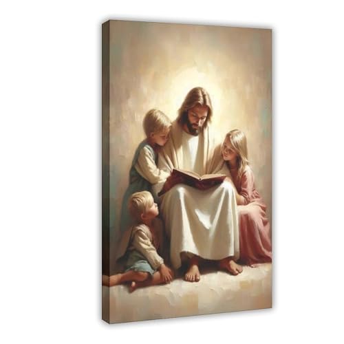FSDJHG Christliche Kunstposter (30) Leinwandposter Schlafzimmer Dekor Landschaft Büro Zimmer Dekor Geschenk 40 x 60 cm von FSDJHG