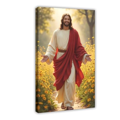 FSDJHG Christliche Kunstposter (6) Leinwandposter Schlafzimmer Dekor Landschaft Büro Zimmer Dekor Geschenk 30 x 45 cm von FSDJHG