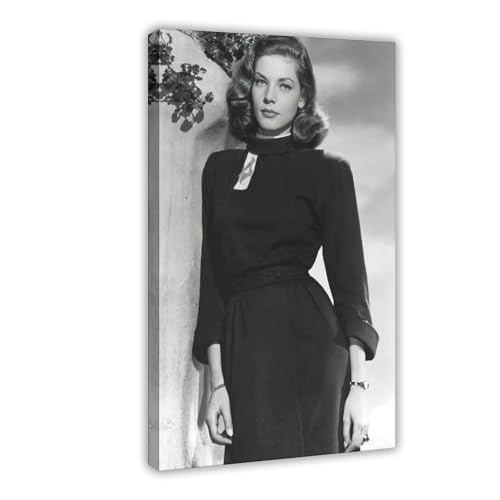 FSDJHG Poster "Schauspielerin Lauren Bacall" (13), Leinwand-Poster, Schlafzimmerdekoration, Landschaft, Büro, Raumdekoration, Geschenk, 40 x 60 cm von FSDJHG