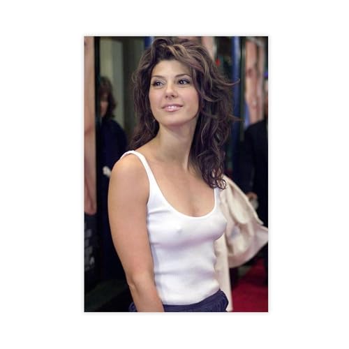 FSDJHG Poster "Schauspielerin Marisa Tomei" (1), Leinwand-Poster, Schlafzimmerdekoration, Landschaft, Büro, Raumdekoration, Geschenk, 30 x 45 cm von FSDJHG