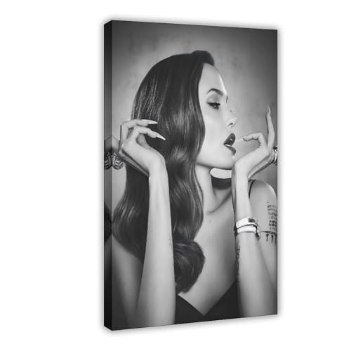 FSDJHG Poster mit Schauspielerin Angelina Jolie (11), Leinwand-Poster, Schlafzimmerdekoration, Landschaft, Büro, Raumdekoration, Geschenk, 60 x 90 cm von FSDJHG