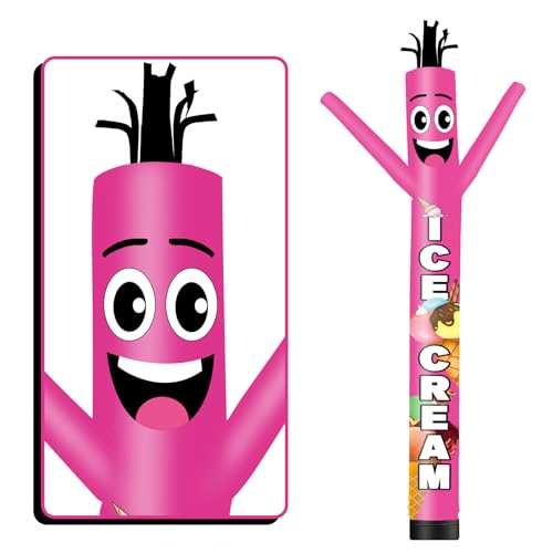 FSFLAG 3.0 m tall inflatable tube man wacky air dancer ice cream Wacky Wave Dancer (diameter 30.5 cm) for outdoor decoration advertising commercial business events (blower not included) von FSFLAG