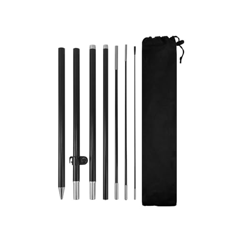 FSFLAG Fahnenmast-Set, 2,6 m windlose Fahnenbanner Schild, Geschäft für Außenwerbung, FS-FLAGPOLE KIT-2.8M von FSFLAG