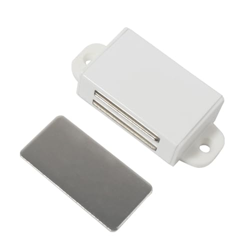 Bodentürstopper aus Edelstahl, kein Stanzen, Schranktür, Kleiderschrank, Tür, Saugnapf, für Zuhause, Büro (weiß) von FSJMTQTS