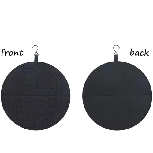 FSJMTQTS Haarschleifenhalter Schmuck Aufbewahrungstasche Brosche Display Board Dekoration Hängetasche Organizer(Black) von FSJMTQTS