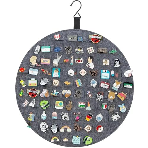 FSJMTQTS Haarschleifenhalter Schmuck Aufbewahrungstasche Brosche Display Board Dekoration Hängetasche Organizer(Gray) von FSJMTQTS