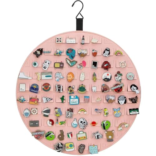 FSJMTQTS Haarschleifenhalter Schmuck Aufbewahrungstasche Brosche Display Board Dekoration Hängetasche Organizer(Rosa) von FSJMTQTS