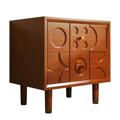 FSJMTQTS Kommode Holz Einfache Retro Nachttisch Schrank Aufbewahrung Möbel von FSJMTQTS