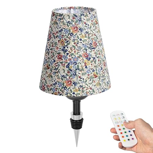 FSLiving LED Akku Flaschenlampe, Stoff Tischlampe kabellos 3.5W, Dimmbar Flaschenlicht mit RGB-Modus und Timer, USB-Aufladbar Tischleuchte für Bar Restaurant DZ0375D FSLiving LED Akku Flaschenlampe, Stoff Tischlampe kabellos 3.5W, Dimmbar Flaschenlicht mit RGB-Modus und Timer, USB-Aufladbar Tischleuchte für Bar Restaurant DZ0375D von FSLiving