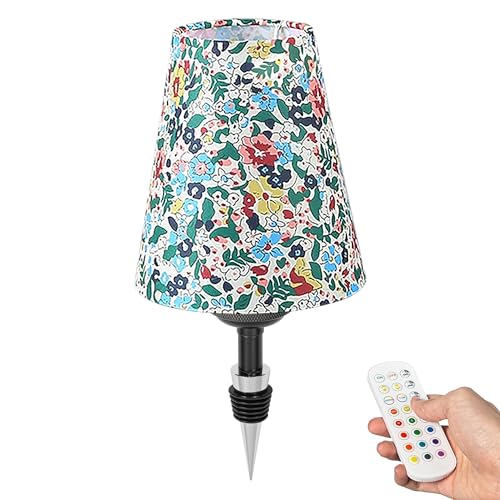FSLiving LED Akku Flaschenlampe, Stoff Tischlampe kabellos 3.5W, Dimmbar Flaschenlicht mit RGB-Modus und Timer, USB-Aufladbar Tischleuchte für Bar Restaurant DZ0375H FSLiving LED Akku Flaschenlampe, Stoff Tischlampe kabellos 3.5W, Dimmbar Flaschenlicht mit RGB-Modus und Timer, USB-Aufladbar Tischleuchte für Bar Restaurant DZ0375H von FSLiving
