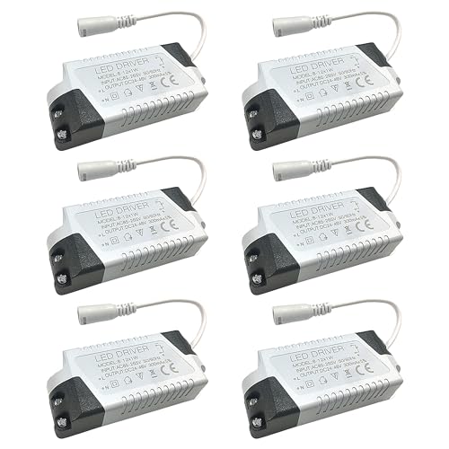 FSLiving LED-Transformator 8-12W,Led Trafo 230v auf 24-46VDC, led Driver Netzteil für LED Lichtstreifen LED Lampen Spotlight, 6er-Pack PJ0711 FSLiving LED-Transformator 8-12W,Led Trafo 230v auf 24-46VDC, led Driver Netzteil für LED Lichtstreifen LED Lampen Spotlight, 6er-Pack PJ0711 von FSLiving