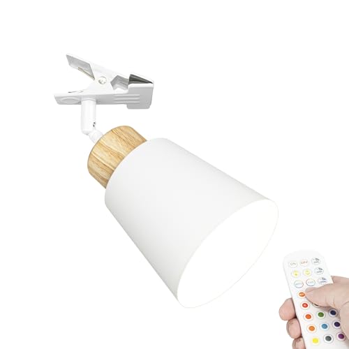 FSLiving Verstellbare Klemmlampe mit Akku,LED Wandlampe innen,Weiß Dimmbar Nachttischlampe,Schreibtischlampe ideal für Flur Büro Heimgebrauch - 13x13CM - TD0603-QP57 FSLiving Verstellbare Klemmlampe mit Akku,LED Wandlampe innen,Weiß Dimmbar Nachttischlampe,Schreibtischlampe ideal für Flur Büro Heimgebrauch - 13x13CM - TD0603-QP57 von FSLiving