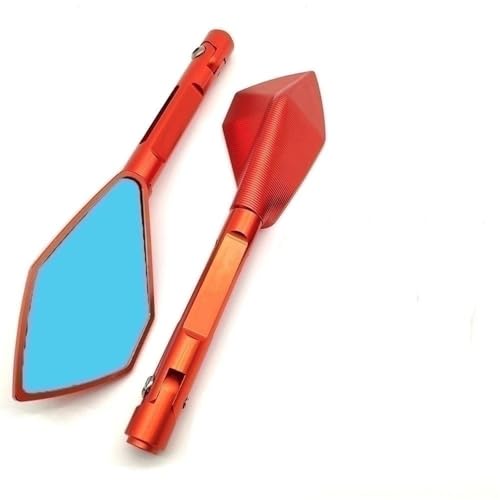 FSMAQNHG FÜR XR125 2020 2021 2022 2023 2024 Motorradspiegel CNC-Seitenrückspiegel(ORANGE) von FSMAQNHG