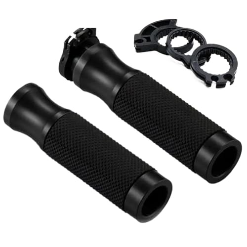 FSMAQNHG Motorrad Griffe FÜR H CB1100 CB125F CB125R CB1300 Motorrad CNC Aluminium 22mm Griff Bar Grip Handgriffe(SCHWARZ) von FSMAQNHG