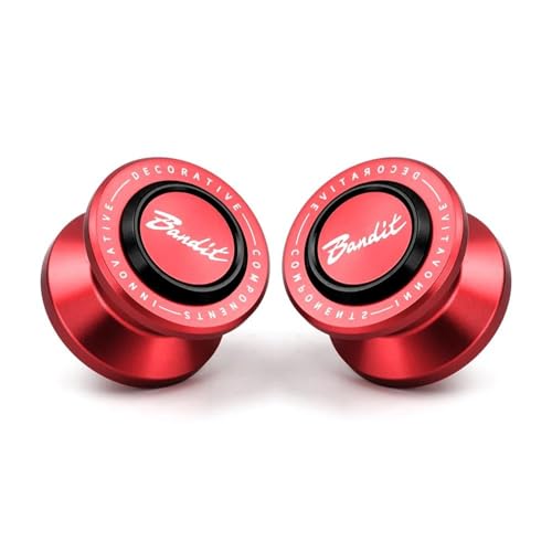 FSMAQNHG Motorrad M8 Hinten Stehen Unterstützung Schraube Schwinge Spulen Slider Für S TL1000S TLS 1997-2001(ROT) von FSMAQNHG
