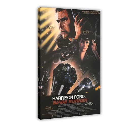 FSMFBGD Signiertes Blade Runner Filmposter Leinwand Poster Schlafzimmer Dekor Landschaft Büro Zimmer Dekor Geschenk 20 x 30 cm FSMFBGD Signiertes Blade Runner Filmposter Leinwand Poster Schlafzimmer Dekor Landschaft Büro Zimmer Dekor Geschenk 20 x 30 cm von FSMFBGD