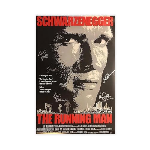 FSMFBGD Signiertes Poster Von TheRunning Man Leinwandposter Schlafzimmer Dekor Landschaft Büro Zimmer Dekor Geschenk 40 x 60 cm FSMFBGD Signiertes Poster Von TheRunning Man Leinwandposter Schlafzimmer Dekor Landschaft Büro Zimmer Dekor Geschenk 40 x 60 cm von FSMFBGD