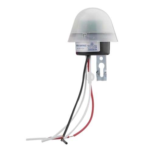 Wasserdichter empfindlicher Lichtschalter AS-20 DC 12 V AC 110 V 220 V 10 A Ein/Aus Photoelektrische Röhre Straßenlaternenschalter Sensorschalter Werkzeug(DC AC 24V) von FSNTRKNA