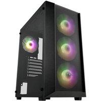 FSP Fortron CMT218 Midi-Tower PC-Gehäuse Schwarz 4 Vorinstallierte LED Lüfter, Seitenfenster FSP Fortron CMT218 Midi-Tower PC-Gehäuse Schwarz 4 Vorinstallierte LED Lüfter, Seitenfenster von FSP Fortron