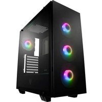 FSP Fortron CMT512 Midi-Tower PC-Gehäuse Schwarz 4 Vorinstallierte LED Lüfter, Seitenfenster FSP Fortron CMT512 Midi-Tower PC-Gehäuse Schwarz 4 Vorinstallierte LED Lüfter, Seitenfenster von FSP Fortron
