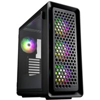 FSP Fortron CUT593A Midi-Tower Gaming-Gehäuse Schwarz 4 Vorinstallierte LED Lüfter, Seitenfenster, FSP Fortron CUT593A Midi-Tower Gaming-Gehäuse Schwarz 4 Vorinstallierte LED Lüfter, Seitenfenster, von FSP Fortron