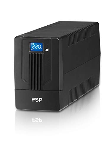 FSP iFP 1500 Line-Interactive USV 1500VA/900W, 2X Schuko, 2X IEC, LCD-Touchscreen, Eingang Spannungsumfang 162-290 VAC, 60/50 Hz (Auto Sensing), Simulierte Sinuskurve, Kaltstartfunktion von FSP