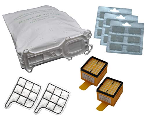 FSProdukte SET geeignet für Vorwerk Kobold Kobold 135 136 135SC VK135 VK136 135SC 18 Beutel 18 Duftblocks 2 Hygienefeinfilter 2 Motorschutzfilter von FSProdukte