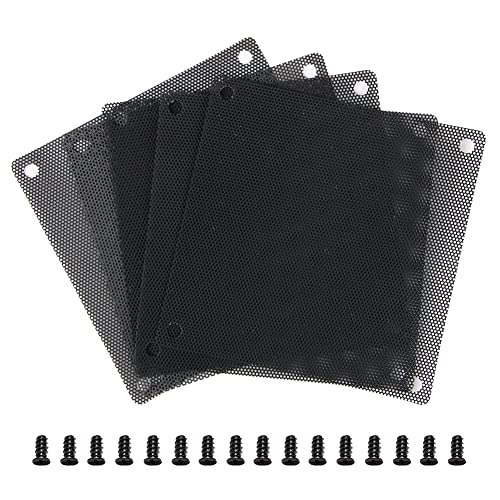 10 Stück 120 mm Lüfter Staubfilter Staubfilter Staubdichter Filter Computer Lüfter Filter mit 40 Stück Schrauben für Computergehäuse von FSSTUD