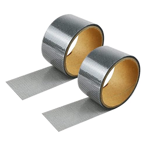 FSSTUD 2 Rollen 5 cm x 2 m Fenster-Reparaturbänder, Fliegengitter, selbstklebend, Fiberglas-Reparatur-Set für Risslöcher FSSTUD 2 Rollen 5 cm x 2 m Fenster-Reparaturbänder, Fliegengitter, selbstklebend, Fiberglas-Reparatur-Set für Risslöcher von FSSTUD