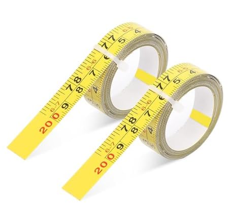 FSSTUD 2 Stück 2 m Stahl selbstklebendes Maßband Imperial Metric Lineal Tape Peel Stick Measure Tapes Right to Left Measurement Tapes Drafting Table Rulers for Workbench Woodworking FSSTUD 2 Stück 2 m Stahl selbstklebendes Maßband Imperial Metric Lineal Tape Peel Stick Measure Tapes Right to Left Measurement Tapes Drafting Table Rulers for Workbench Woodworking von FSSTUD