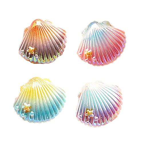 FSSTUD 4 Stück Muschelform Diamant Malerei Magnete Diamant Malerei Magnetische Abdeckungen Halter Kreuzstich Magnete Kunst Zubehör von FSSTUD