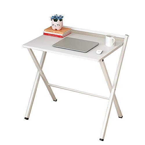 FSYM Computertisch, einfacher Klapptisch, Schreibtisch, einfacher Haushalt, Kleiner Tisch, tragbarer Picknick-Klapptisch, Kartentisch, Klapptablett von FSYM