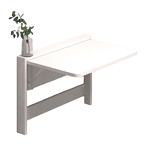 FSYM Wandmontierter Klapptisch, Holz-Klappwerkbank, Drop-Leaf-Tisch, Multifunktionstisch, 90° klappbar, breite Tischplatte für Objekte, für kleine Räume, Küche/Büro/om von FSYM