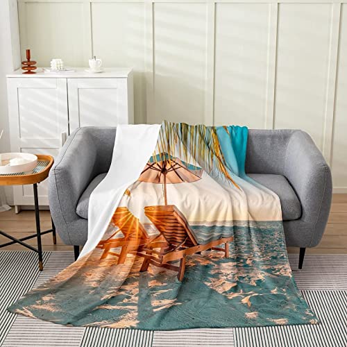 Kuscheldecke 130x150 Liege, Flanell Fleecedecke Weiche und Warme Decke 3D Strand, als Sofadecke Wohndecke Tagesdecke Wolldecken, für Kinder Erwachsene Kuscheldecke 130x150 Liege, Flanell Fleecedecke Weiche und Warme Decke 3D Strand, als Sofadecke Wohndecke Tagesdecke Wolldecken, für Kinder Erwachsene von FSZXC