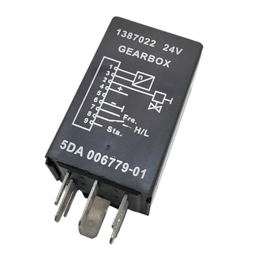 1/2/3PCS Lkw Auto Flasher 8 Pins 24V Relais Kompatibel Mit Sca & nia Bus 4 FK Serie 1543806 1347277 1387022#5DA 006779-01(Black 1PCS) von FSorce