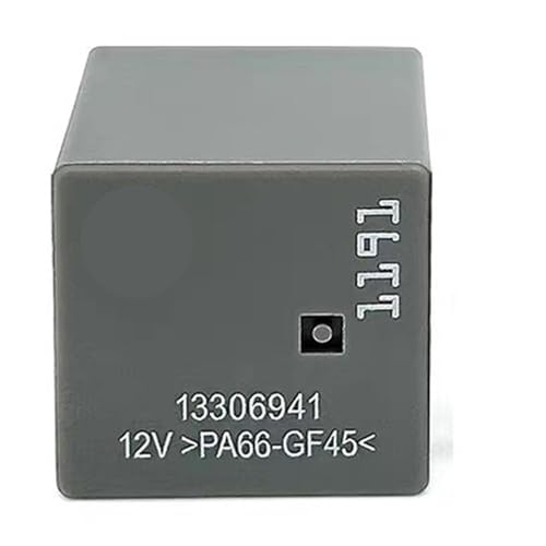 1 STÜCKE Kfz-Relais, #13306942 5Pins #13306941 4PIN Kompatibel mit Buick Regal, C&he&v&ro&l&e&t Cruze Kfz-Teile(Gray#13306941 4PIN) von FSorce