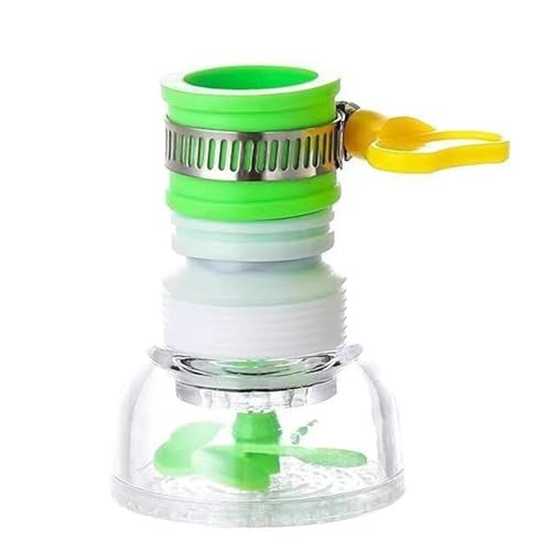 2 STÜCKE Küche Anti-Spritzwasserhahn Kann Drehen Erweitern Die Filter Hause Wasserhahn Multifunktions Waschbecken Dusche Wasserhahn(Green) von FSorce