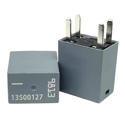 2 Stück Kfz-Relais, Nr. 13500128 5-polig, Nr. 13500127 4-polig, kompatibel mit F&o&r&d, Buick Regal, C&he&v&ro&l&e&t, Fahrzeugteilen.(Gray#13500127 4PIN) von FSorce