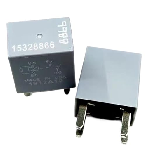 2 Stück Kfz-Relais, Nr. 15328866 8866 12 V 4-polig, kompatibel mit F&o&r&d, Buick Regal, C&he&v&ro&l&e&t, Fahrzeugteile. von FSorce