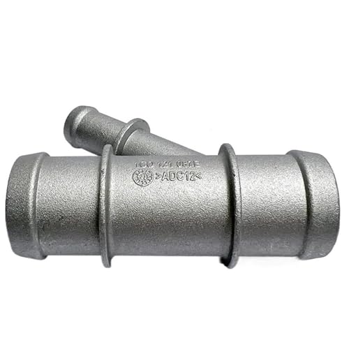 Aluminium-Kühler-Kühlmittelschlauch-Anschlussflansch, Wasserauslass, kompatibel mit VW J&e&t&t&a MK6 1.6L Poloi TT .8T 1C0121087E Aluminium-Kühler-Kühlmittelschlauch-Anschlussflansch, Wasserauslass, kompatibel mit VW J&e&t&t&a MK6 1.6L Poloi TT .8T 1C0121087E von FSorce