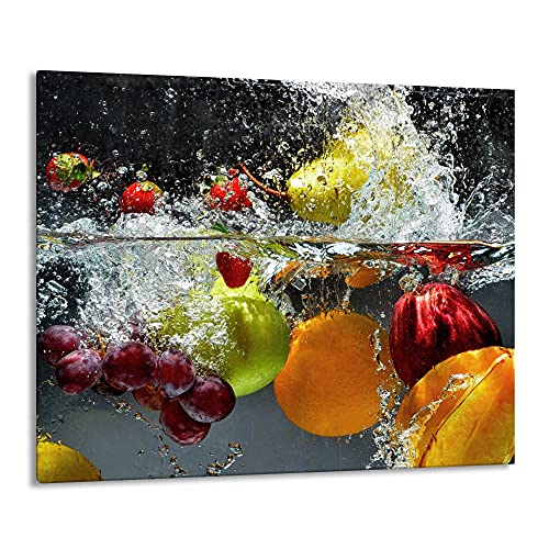 FTB Gsmarkt | Herdabdeckplatte Schneidebrett Spritzschutz 60x52 | Bild auf Glas | Sicherheitsglas Gehärtetes Glas Bild | Motiv Früchte FTB Gsmarkt | Herdabdeckplatte Schneidebrett Spritzschutz 60x52 | Bild auf Glas | Sicherheitsglas Gehärtetes Glas Bild | Motiv Früchte von FTB