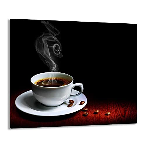 Gsmarkt | Herdabdeckplatte Schneidebrett Spritzschutz 60x52 | Bild auf Glas | Sicherheitsglas Gehärtetes Glas Bild | Motiv Kaffee Gsmarkt | Herdabdeckplatte Schneidebrett Spritzschutz 60x52 | Bild auf Glas | Sicherheitsglas Gehärtetes Glas Bild | Motiv Kaffee von FTB