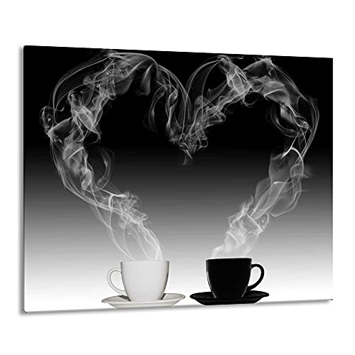 Gsmarkt | Herdabdeckplatte Schneidebrett Spritzschutz 60x52 | Bild auf Glas | Sicherheitsglas Gehärtetes Glas Bild | Motiv Kaffee Gsmarkt | Herdabdeckplatte Schneidebrett Spritzschutz 60x52 | Bild auf Glas | Sicherheitsglas Gehärtetes Glas Bild | Motiv Kaffee von FTB
