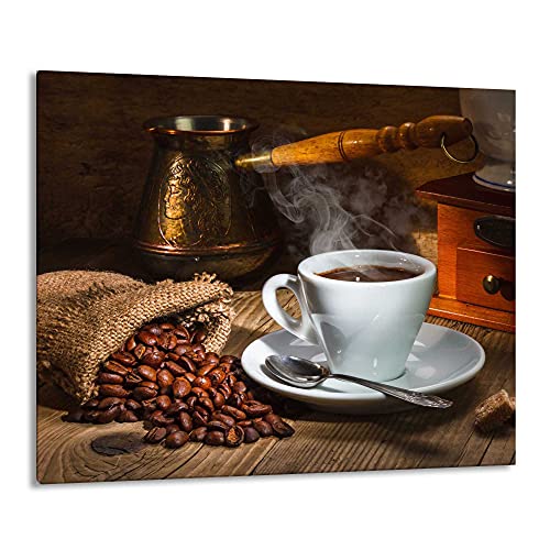 FTB Gsmarkt | Herdabdeckplatte Schneidebrett Spritzschutz 60x52 | Bild auf Glas | Sicherheitsglas Gehärtetes Glas Bild | Motiv Kaffee FTB Gsmarkt | Herdabdeckplatte Schneidebrett Spritzschutz 60x52 | Bild auf Glas | Sicherheitsglas Gehärtetes Glas Bild | Motiv Kaffee von FTB