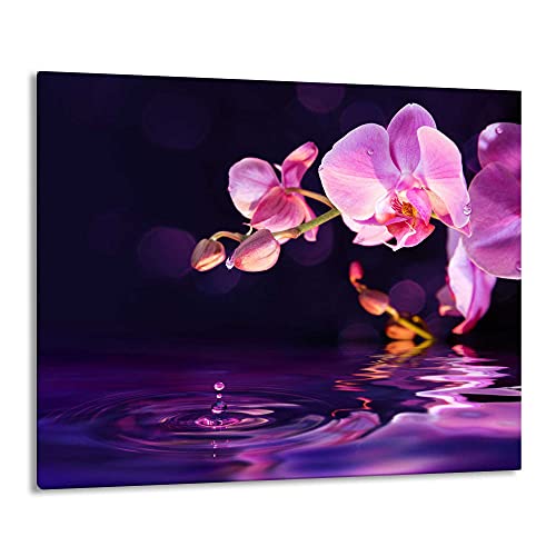 Gsmarkt | Herdabdeckplatte Schneidebrett Spritzschutz 60x52 | Bild auf Glas | Sicherheitsglas Gehärtetes Glas Bild | Motiv Orchidee Gsmarkt | Herdabdeckplatte Schneidebrett Spritzschutz 60x52 | Bild auf Glas | Sicherheitsglas Gehärtetes Glas Bild | Motiv Orchidee von FTB