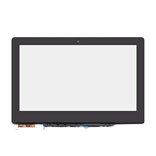 FTDLCD® 11,6 Zoll Touch Screen Digitizer Glas Panel für Lenovo Yoga 310-11IAP 80U2 80U20044GE mit Rahmen von FTDLCD