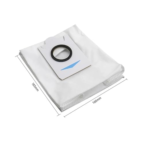 2X Staubsaugerbeutel, Kompatibel For Ecovacs, X1 Plus T10 Plus Absaugstation, 3,2 L Großraumstaubsauger B von FTEZKQDTR